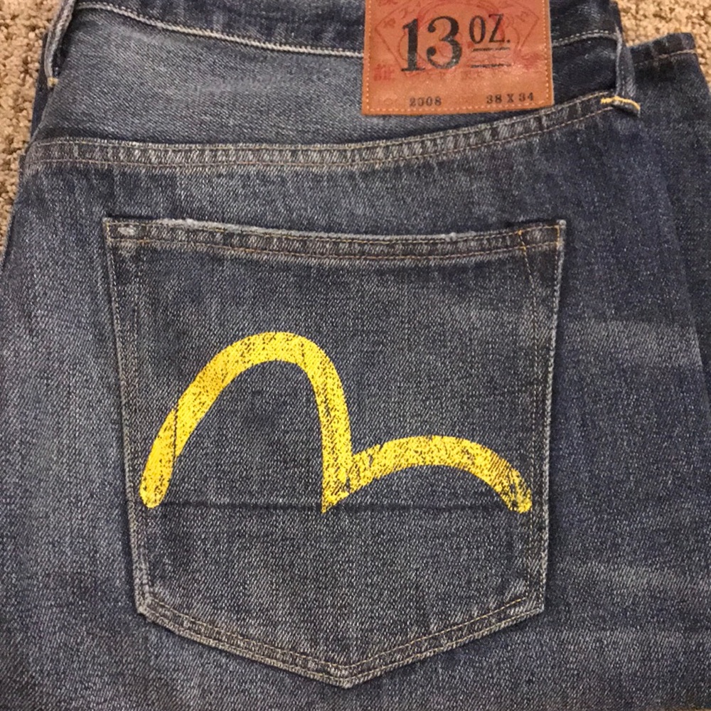 Evisu designer jeans from Osaka, Japan (38x34)